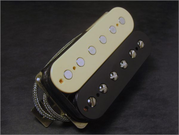 Humbucker guitar pickup in Zebra color